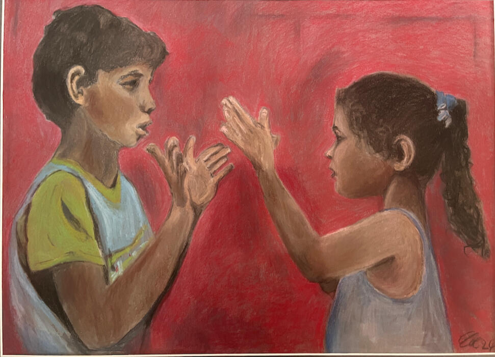 Cris Coe, Original Framed Painting